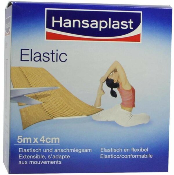 Hansaplast Elastic Pflaster 5 M X 4 cm