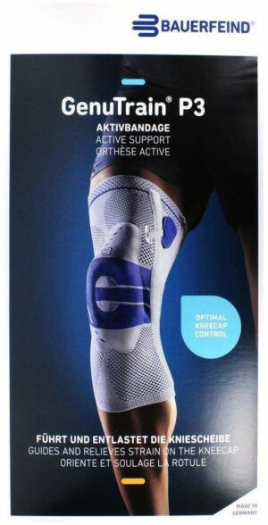 Genutrain Kniebandage P3 Links Gr.4 Natur