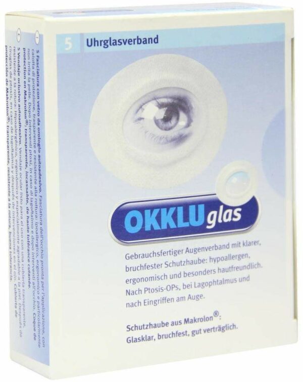 Okkluglas 5 Uhrglasverbände