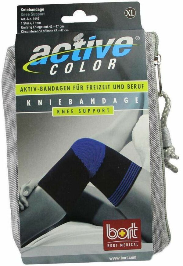 Bort Activecolor 1 Kniebandage X -Large Schwarz