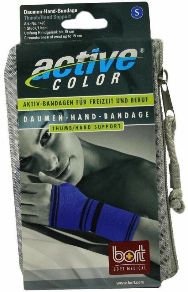 Bort Activecolor Daumen Hand Bandage Small Blau