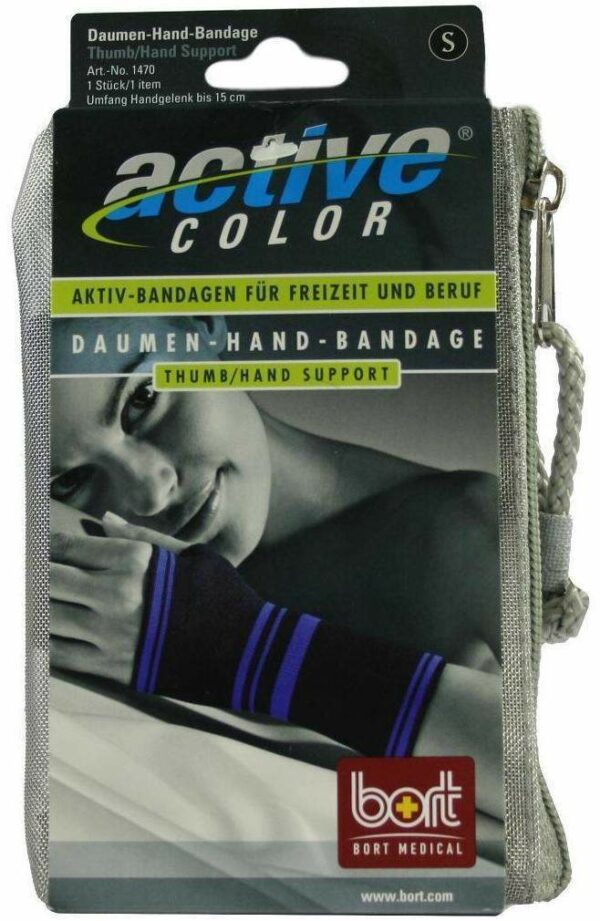 Bort Activecolor Daumen Hand Bandage Small Schwarz