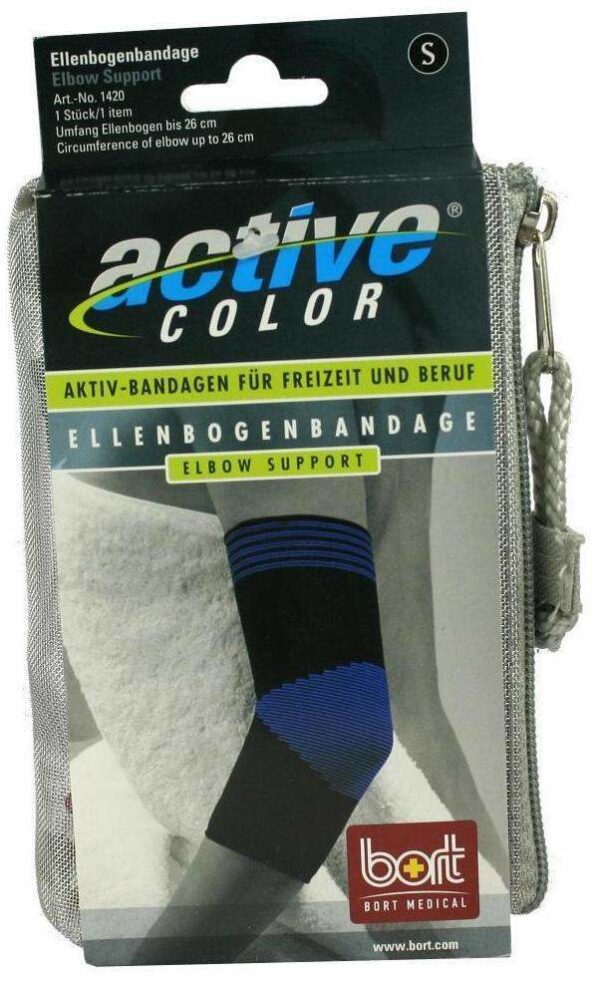 Bort Activecolor Ellenbogenbandage Small Schwarz 1 Stück