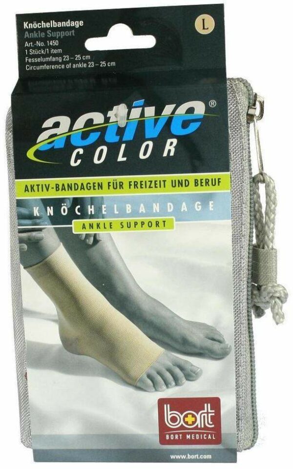Bort Activecolor 1 Knöchelbandage Large Hautfarben
