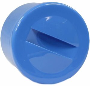 Prothesenbehälter Blau Kunststoff Mit Deckel 1 Stück