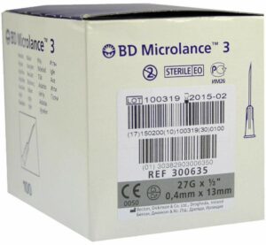 Bd Microlance 3 Sonderkanüle 27 G