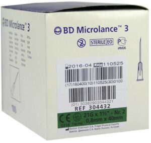 Bd Microlance Kanüle 21 G 1 1-2 0