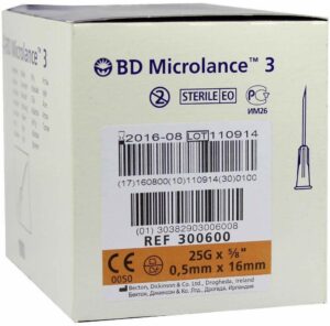 Bd Microlance Kanüle 25 G X 5-8 0