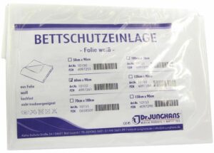 Bettschutzeinlage 60 X 90 cm Folie Weiß 1 Stück