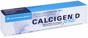 Calcigen D Forte 1000 mg und 880 I.E. 20 Brausetabletten