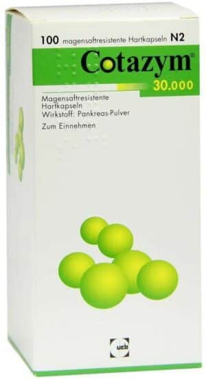 Cotazym 30.000 Pellets 100 Magensaftresistente Kapseln