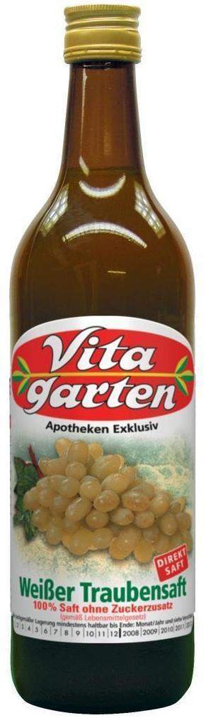 Vitagarten Weißer Traubensaft