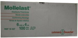 Mollelast Binden Weiß 6cmx4m Lose