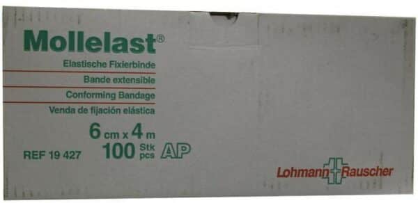 Mollelast Binden Weiß 6cmx4m Lose