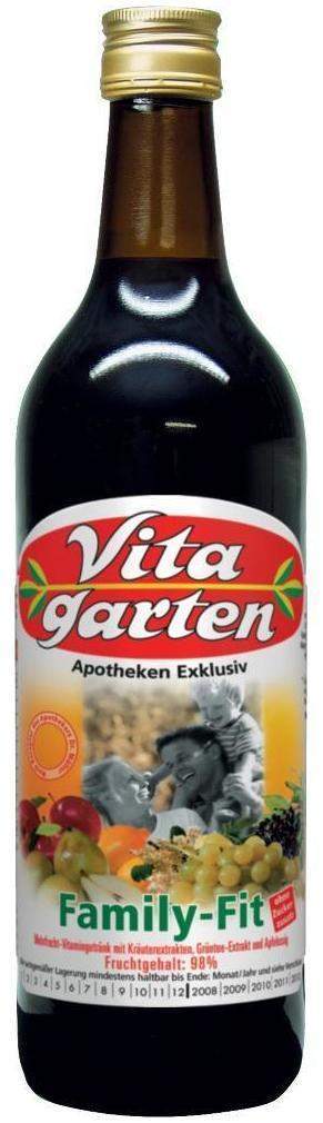 Vitagarten Family-Fit Mehrfrucht Vitamingetränk
