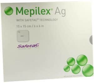 Mepilex AG Verband 15x15cm Steril