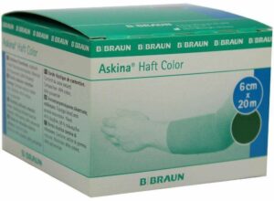 Askina Haftbinde Color 6 cm X 20 M Grün 1 Stück