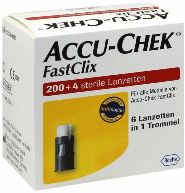 Accu Chek Fastclix 204 Lanzetten