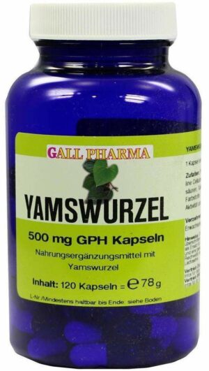 Yamswurzel 500 mg Gph 120 Kapseln