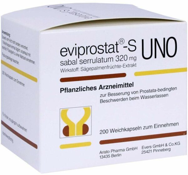 Eviprostat S Uno Sabal Serrulatum 200 Weichkapseln