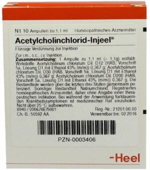 Acetylcholinchlorid Injeele 1