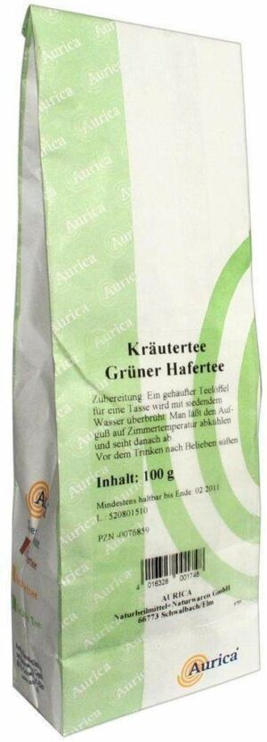 Grüner Hafertee Aurica 100 G Tee