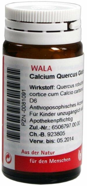 Calcium Quercus Velati 20 G Globuli