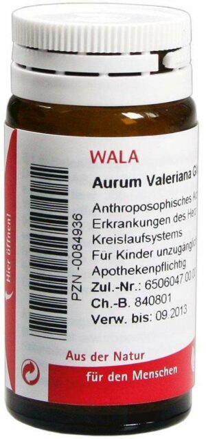Wala Aurum Valeriana Velati 20 G Globulien
