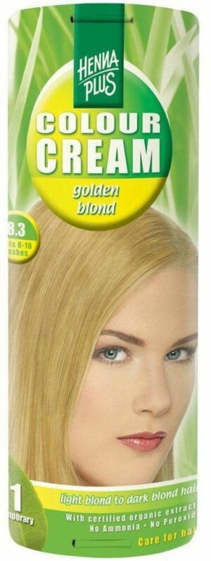 Hennaplus Colour Cream Golden Blond 8