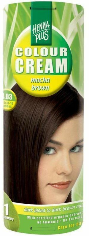 Hennaplus Colour Cream Mocha Brown 4