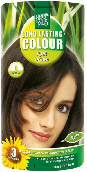 Hennaplus Long Lasting Colour Hell-Braun Nr.5