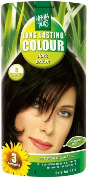 Hennaplus Long Lasting Colour Dark Brown 3 100 ml