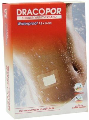 Dracopor Waterproof Wundverband Steril 5 X 7