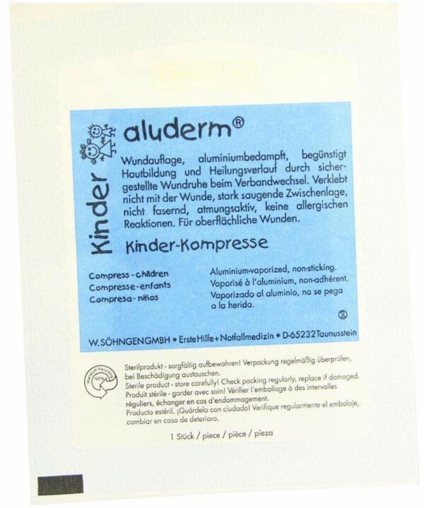 Aluderm Kinder Kompressen 8x6cm