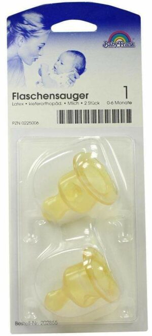 Sauger Milch Kieferorthopädische Form M Vent Latex 0-6 Monate