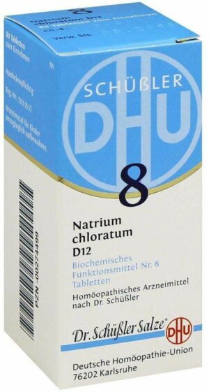 Schüßler Dhu 8 Natrium Chloratum D 12 80 Tabletten