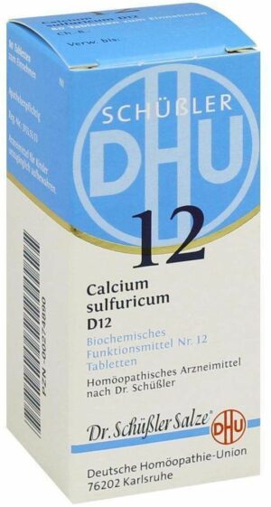 Biochemie Dhu 12 Calcium Sulfuricum D12 80 Tabletten