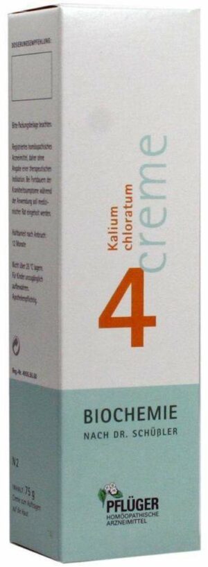 Biochemie Pflüger 4 Kalium Chloratum 75 G Creme