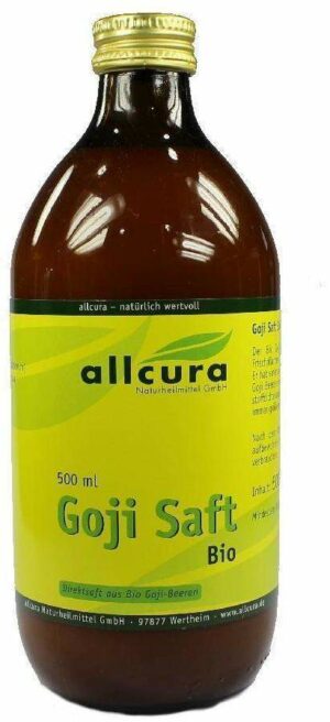 Allcura Goji Saft Bio Direktsaft 500ml