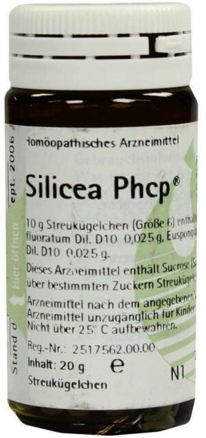 Silicea Phcp Globuli 20 G