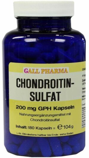 Chondroitinsulfat 200 mg Gph 180 Kapseln