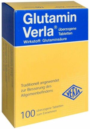 Glutamin Verla Dragees 100 Überzogene Tabletten
