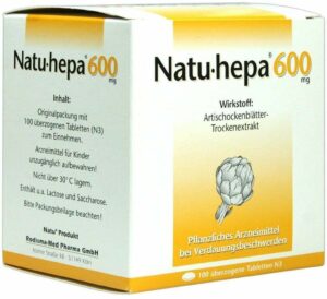 Natu Hepa 600 mg 100 Überzogene Tabletten