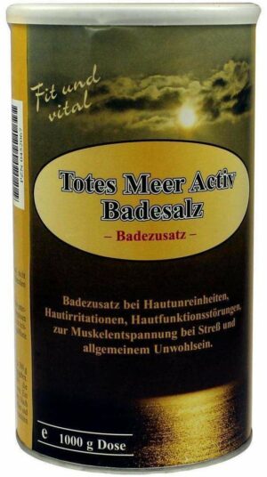 Totes Meer Activ Badesalz 1 KG Salz