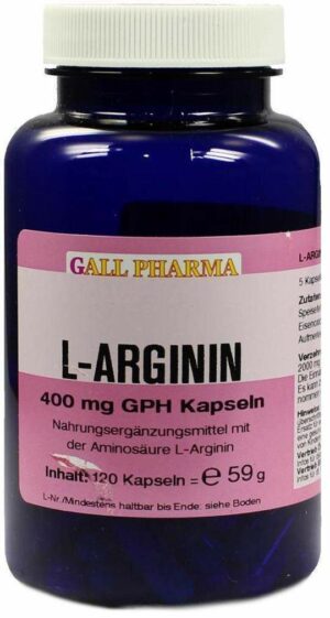L-Arginin 400 mg 120 Kapseln