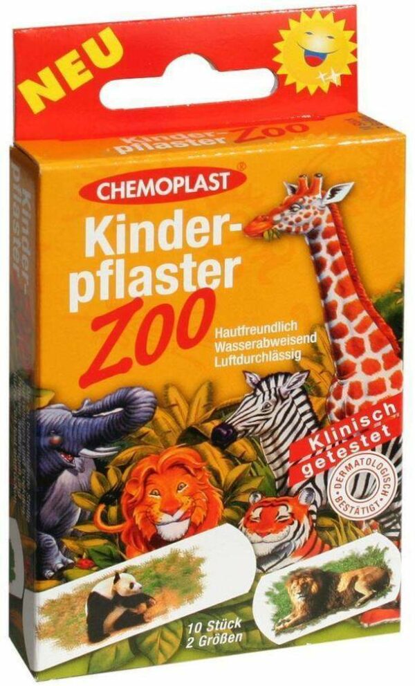 Kinderpflaster Zoo 2 Größen 10 Pflaster