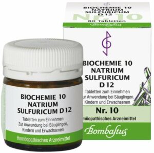 Biochemie 10 Natrium Sulfuricum D12 80 Tabletten