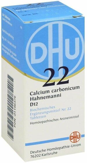 Biochemie Dhu 22 Calcium Carbonicum D12 80 Tabletten