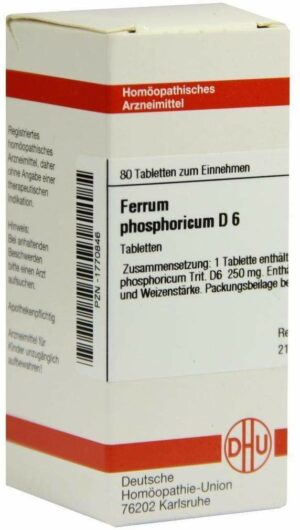 Ferrum Phosphoricum D 6 80 Tabletten