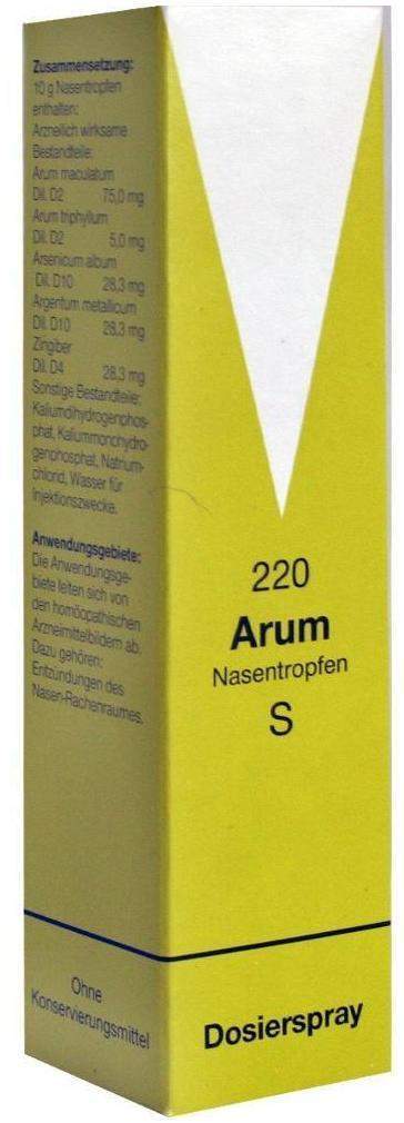 Arum Nasentropfen S 220 10 G Tropfen
